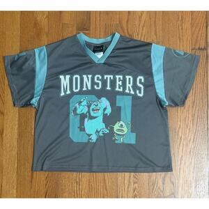 Monsters Ink Pixar by Pac Sun Women's Jersey Shirt Size XS- EUC